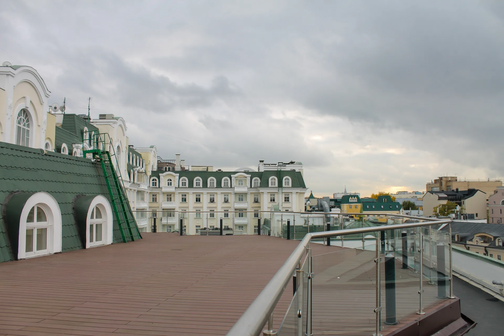 Эксплуатируемая крыша Преимущества